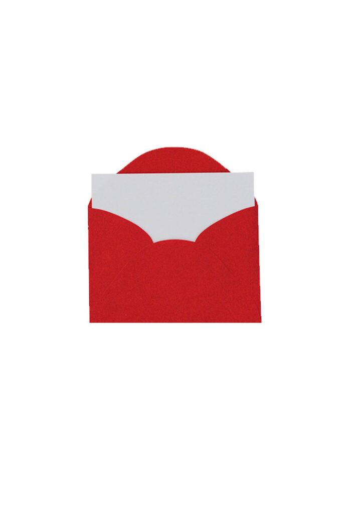 Envelopes Visita+Cartão 115mm X 80mm Vermelho com 20