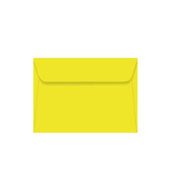 Envelope Carta 162mm X 114mm Color Gema com 50
