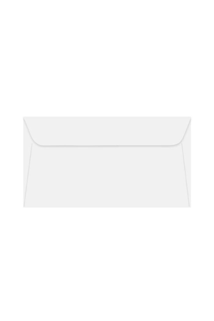 Envelope Ofício 63 GSM 229mm X 114mm Branco com 1000