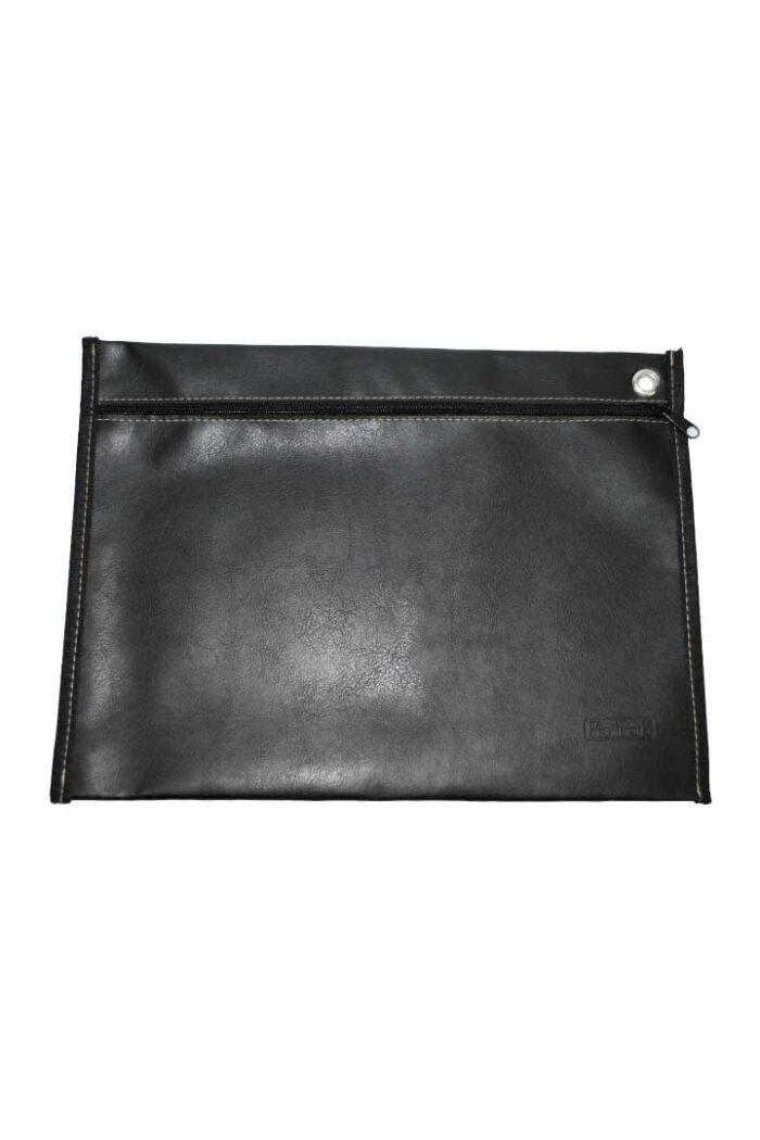 Malote Ofício 370mm X 260mm Costurado Corino Preto