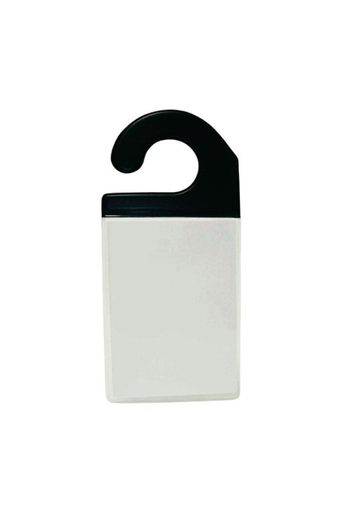 Crachá PVC Automóvel 90mm X 130mm Gancho Preto com 10