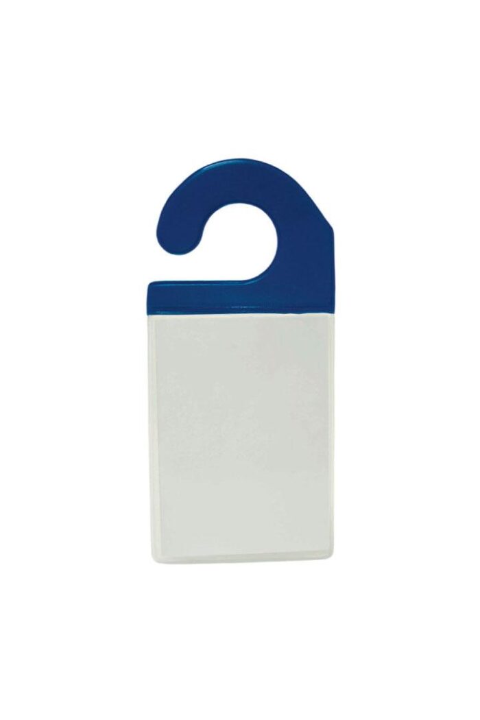 Crachá PVC Automóvel 90mm X 130mm Gancho Azul com 10