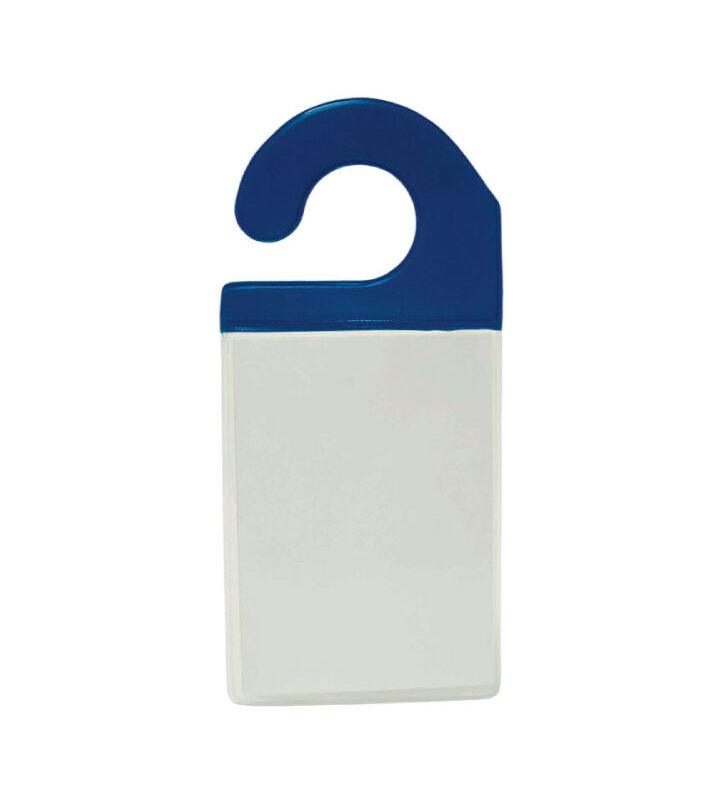 Crachá PVC Automóvel 90mm X 130mm Gancho Azul com 10