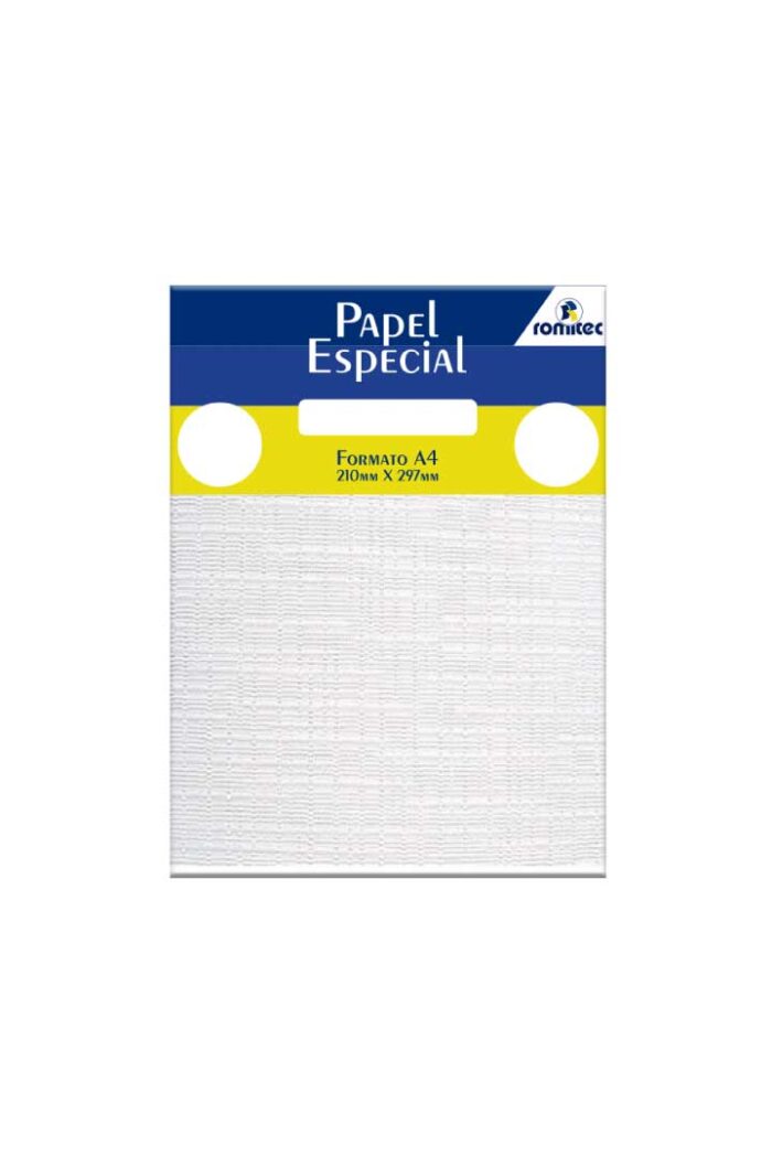 Papel A4 180 GSM Textura Linho Branco com 50 Folhas