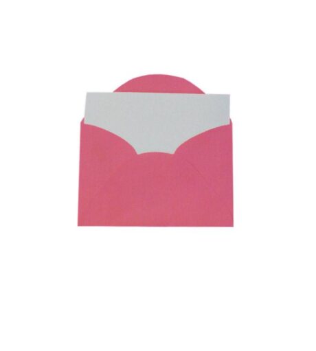 Envelopes Visita+Cartão 115mm X 80mm Pink com 20