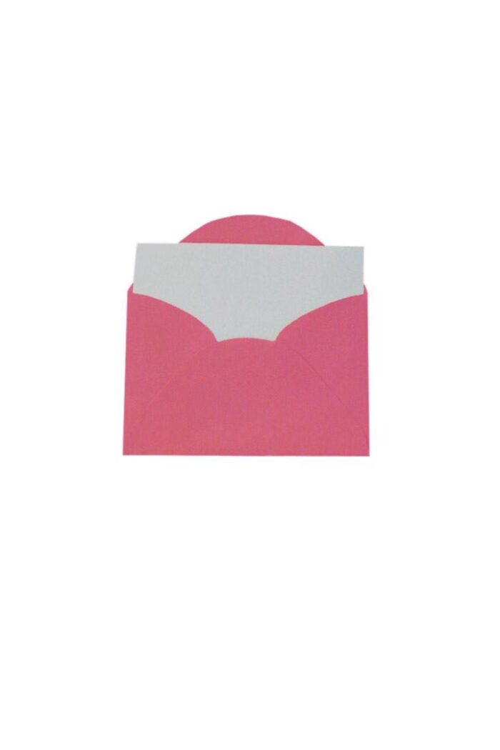 Envelopes Visita+Cartão 115mm X 80mm Pink com 20