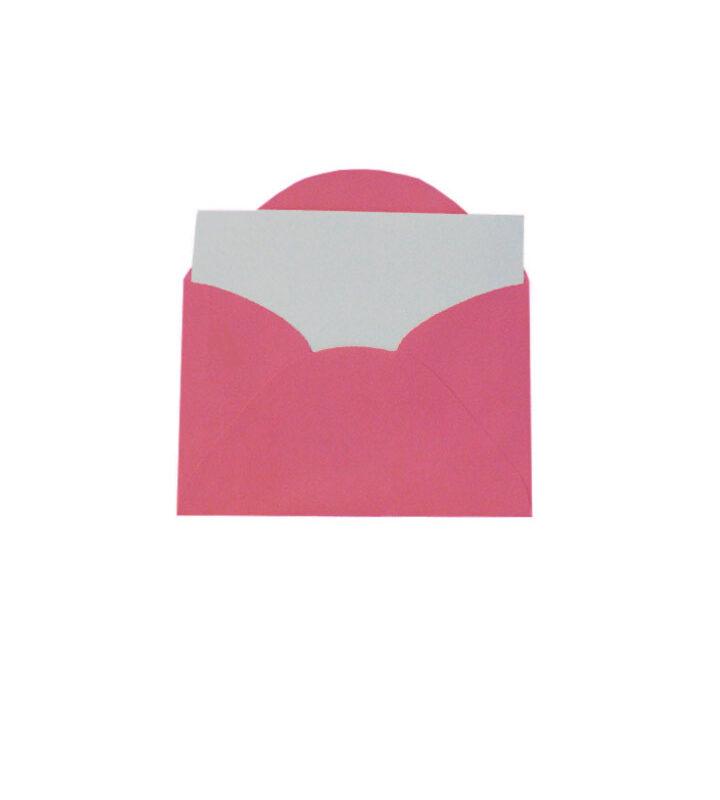 Envelopes Visita+Cartão 115mm X 80mm Pink com 20