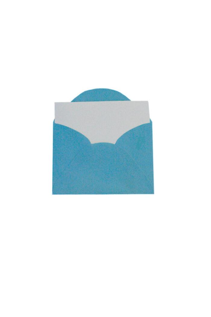 Envelopes Visita+Cartão 115mm X 80mm Azul Royal com 20