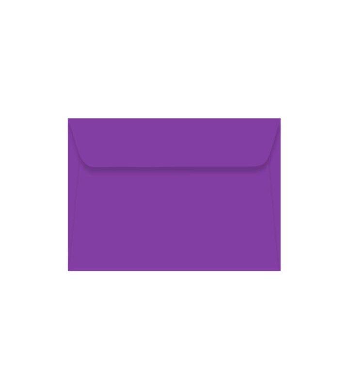 Envelope Carta 162mm X 114mm Color Roxo com 50