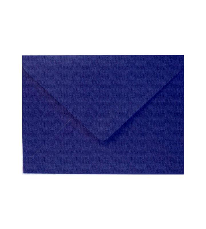 Envelope Convite 120 Alta Gramatura 163mm X 225mm Textura Linho Marinho com 50