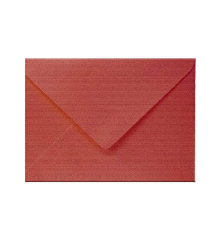 Envelope Convite 120 Alta Gramatura 163mm X 225mm Textura Casca de Ovo Vermelho com 50
