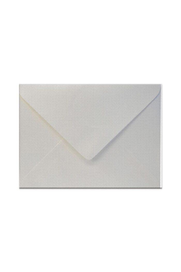 Envelope Convite 120 Alta Gramatura 163mm X 225mm Textura Linho Branco com 50
