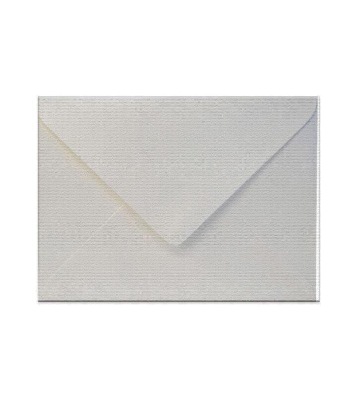 Envelope Convite 120 Alta Gramatura 163mm X 225mm Textura Linho Branco com 50