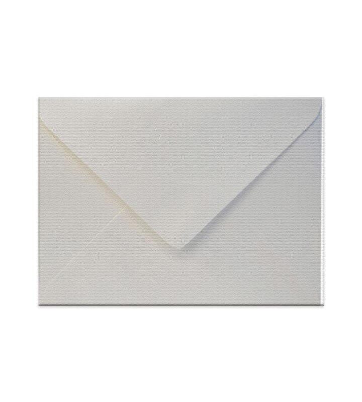 Envelope Convite 120 Alta Gramatura 163mm X 225mm Textura Linho Branco com 50
