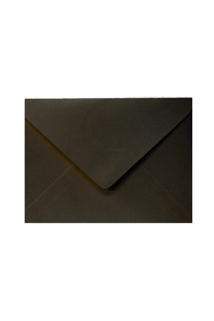 Envelope Convite 120 Alta Gramatura 163mm X 225mm Preto com 50