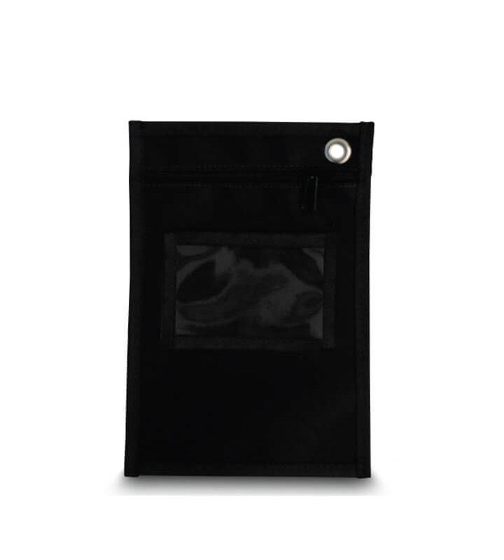Malote 170mm X 250mm Costurado Nylon 600 Preto