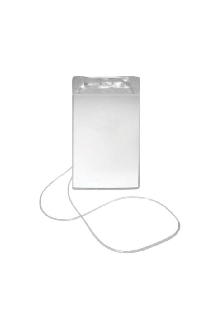 Crachá PVC 80mm X 120mm Abertura Superior com Cordão com 10