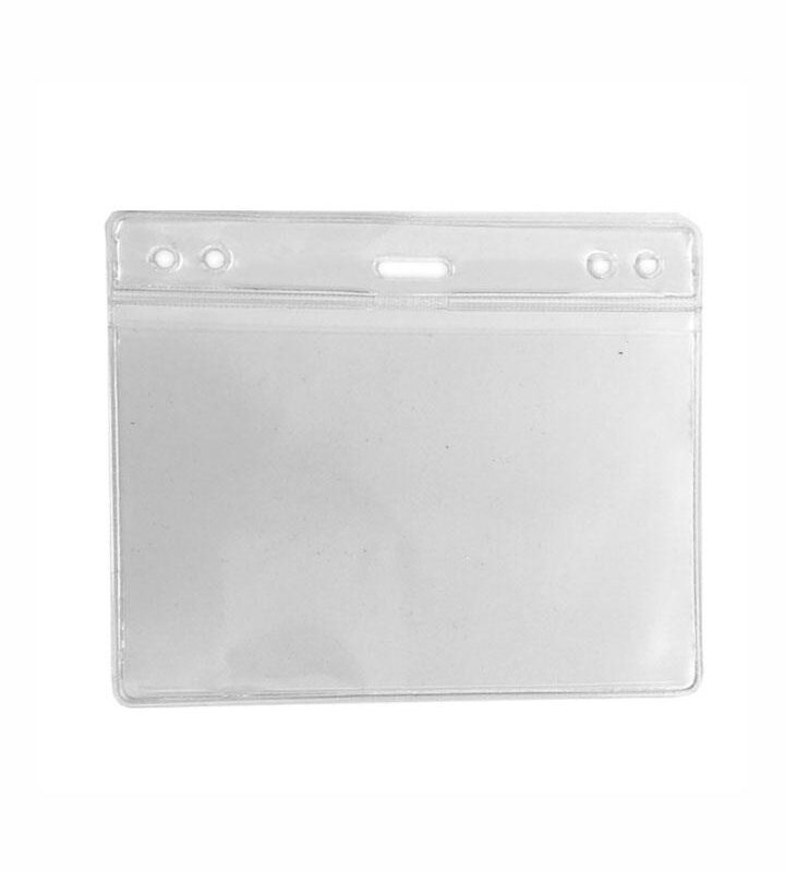Crachá PVC 120mm X 80mm Abertura Superior sem Presilha com 10