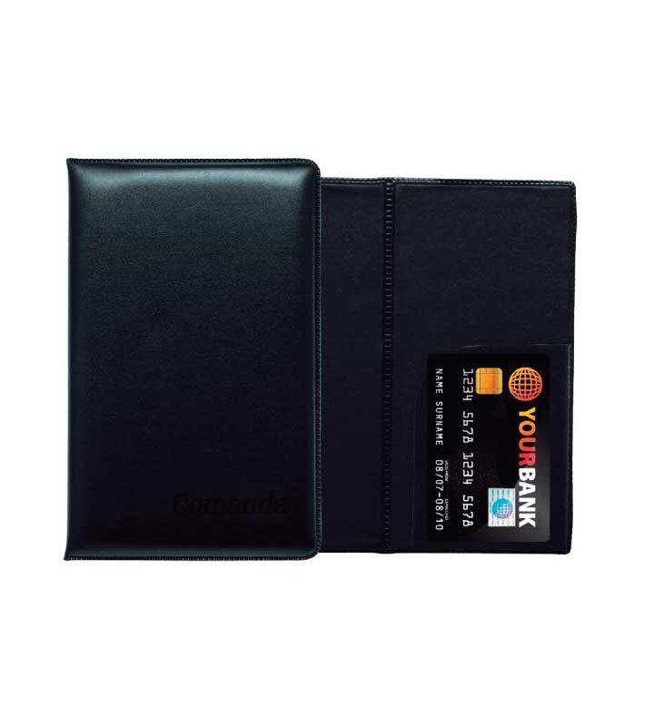Pasta Porta Comanda PVC 110mm X 200mm Preto