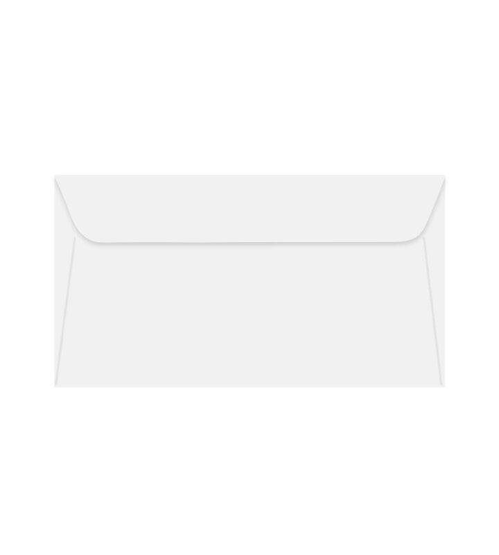 Envelope Ofício 229mm X 114mm Textura Linho Branco com 50