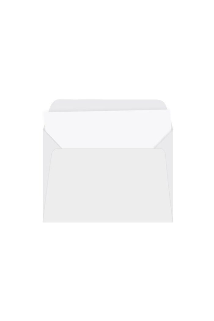 Envelope Carta+Cartão 162mm X 114mm Textura Verge Diamante Branco com 20
