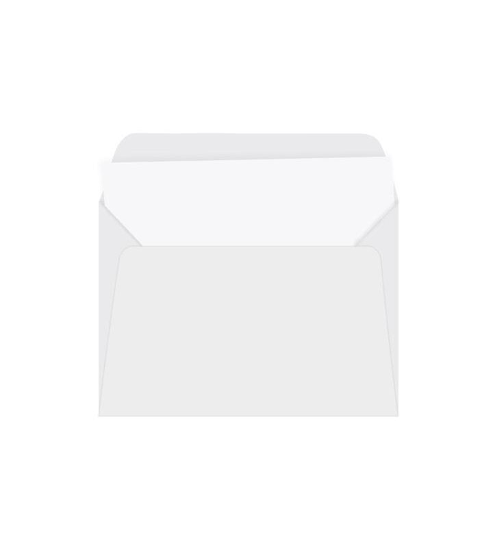 Envelope Carta+Cartão 162mm X 114mm Textura Verge Diamante Branco com 20