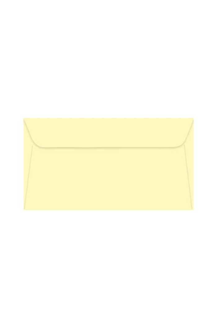 Envelope Ofício 229mm X 114mm Textura Verge Berilo Creme com 50