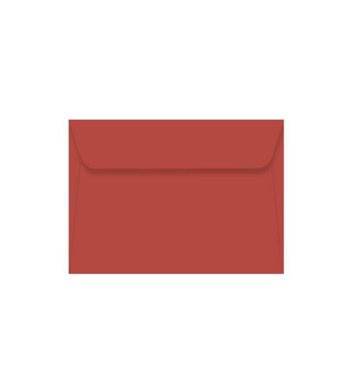 Envelope Carta 162mm X 114mm Color Vermelho com 50