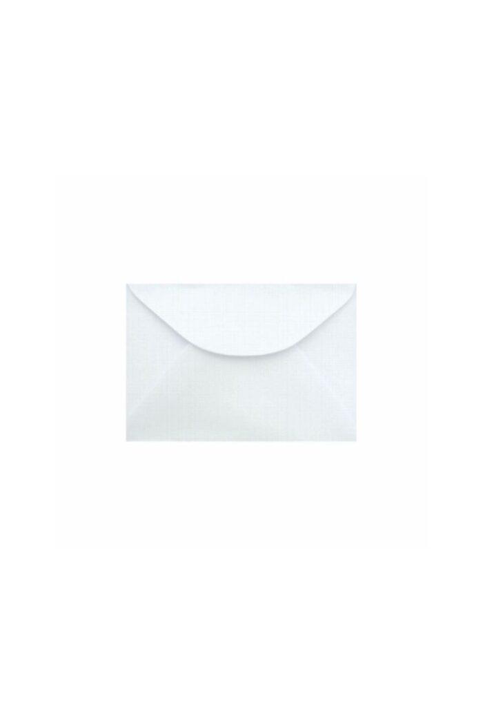 Envelope Visita 115mm X 80mm Textura Linho Branco com 100