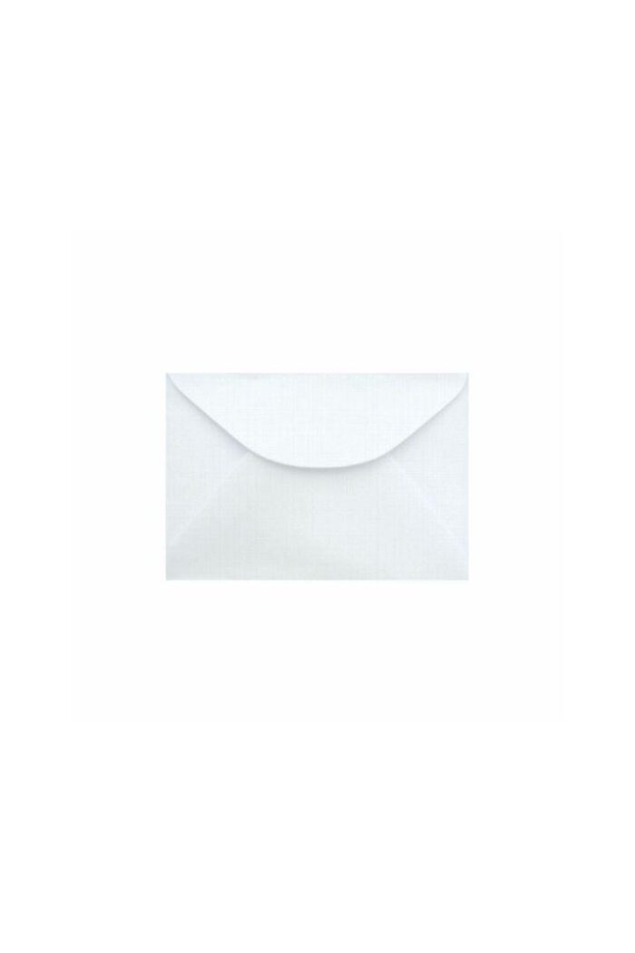 Envelope Visita 115mm X 80mm Textura Linho Branco com 100