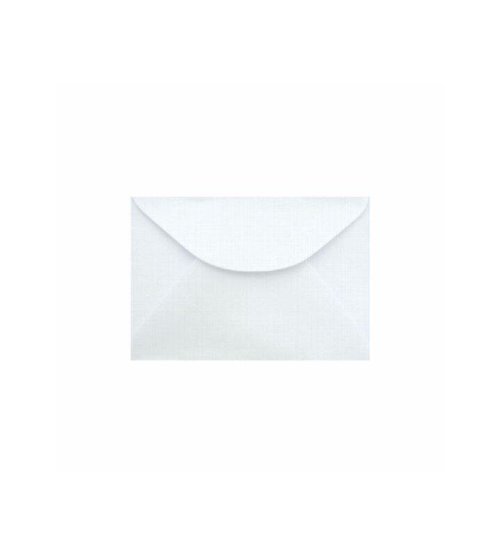 Envelope Visita 115mm X 80mm Textura Linho Branco com 100