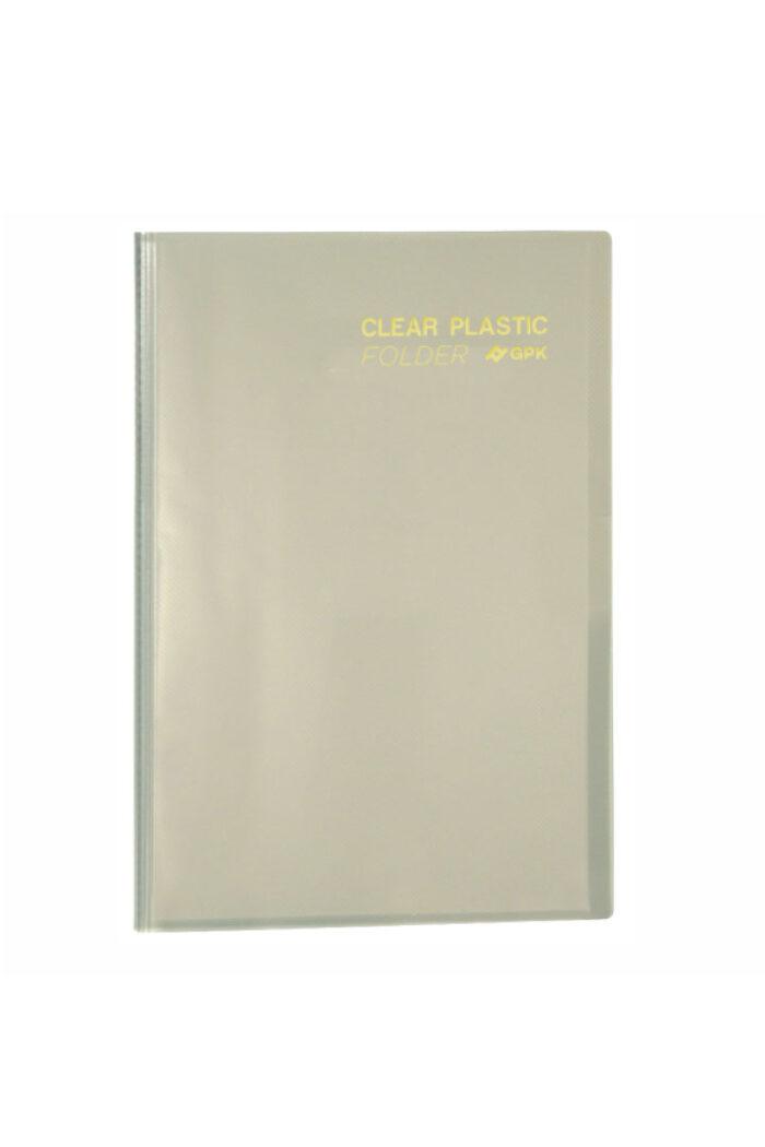 Pasta Catálogo PP A4 Clear Plastic Folder 30 Sacos Cristal