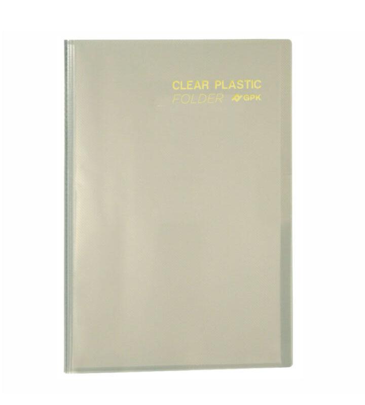 Pasta Catálogo PP A4 Clear Plastic Folder 30 Sacos Cristal