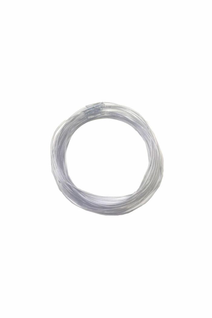 Cordão em PVC para Crachá com Ponteira de Acetato Incolor com 10