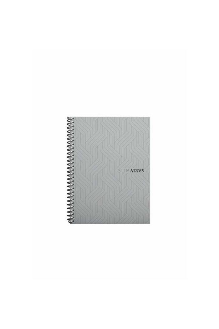 Caderneta 1/8 80 Folhas Espiral Capa Dura Slim Notes