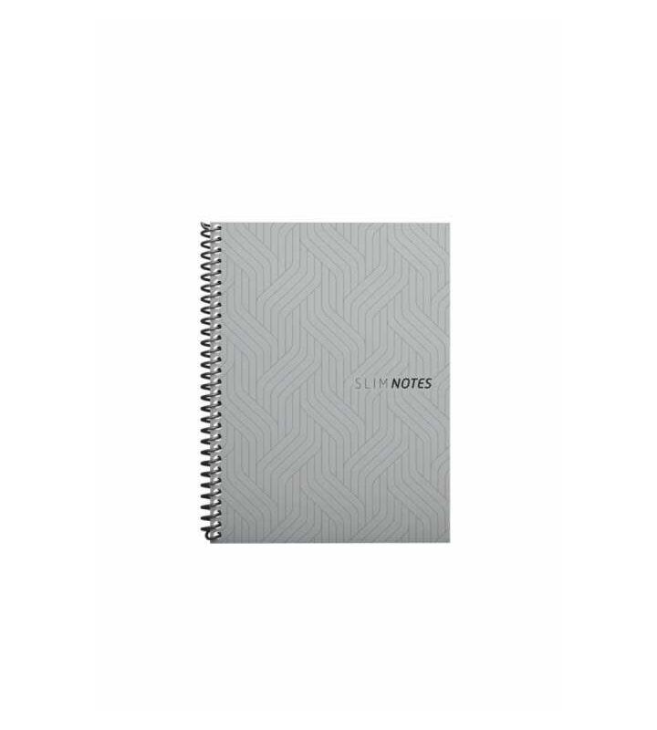 Caderneta 1/8 80 Folhas Espiral Capa Dura Slim Notes