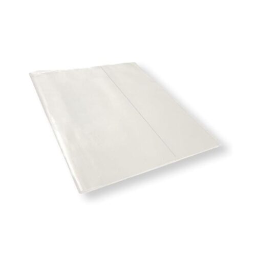 Capa de Caderno/livro Costurado/brochura Universitário PP 29x44 cm Transparente 50 Unidades PlastPark