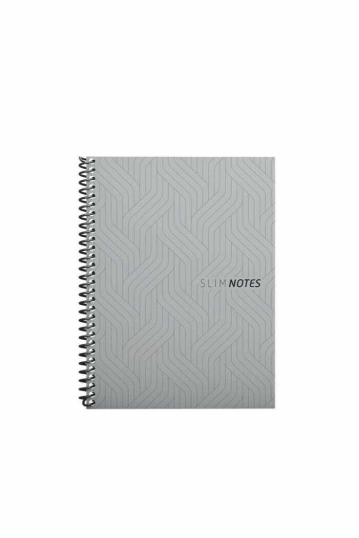 Caderno 1/4 80 Folhas Espiral Capa Dura Slim Notes