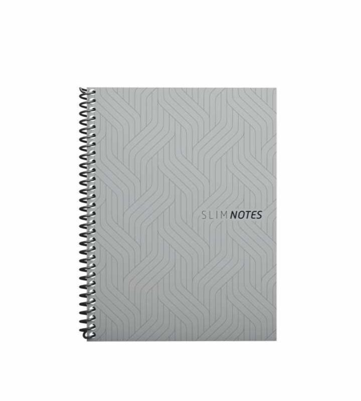 Caderno 1/4 80 Folhas Espiral Capa Dura Slim Notes