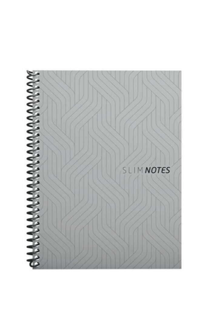 Caderno Universitário 1X1 80 Folhas Espiral Capa Dura Slim Notes