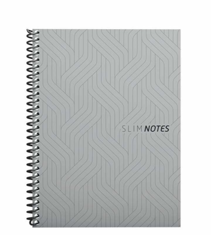 Caderno Universitário 10X1 160 Folhas Espiral Capa Dura Slim Notes