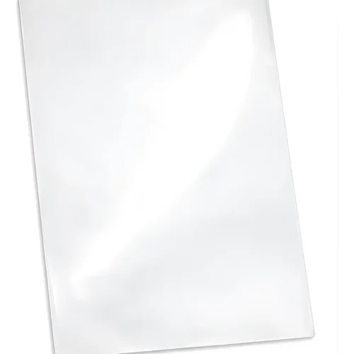 Protetor de Folhas Saco Plástico sem Furos Ofício Grosso PP 24x32 cm Transparente 500 Unidades PlastPark