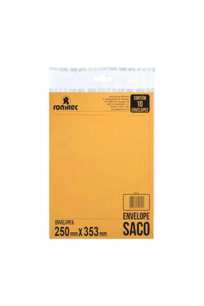 Envelope Saco Ko36 250mm X 353mm Ouro com 10 - Imagem 2