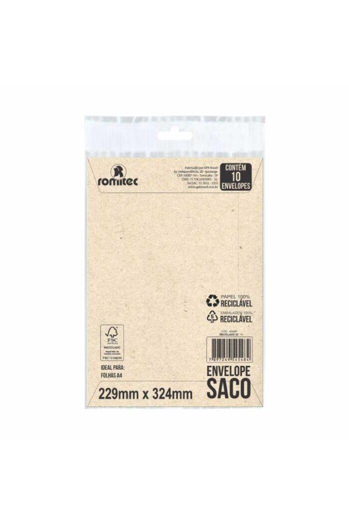 Envelope Saco Rc32 229mm X 324mm Reciclado com 10 - Imagem 2