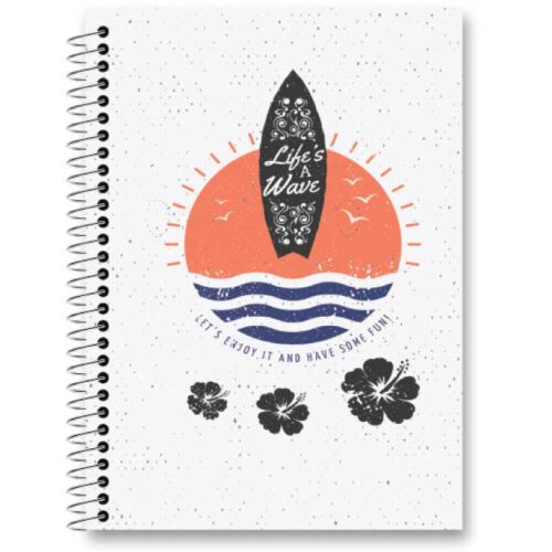 Caderno Universitário 15x1 240 Folhas Espiral Capa Dura Slim 20x28 cm Sortido Romitec