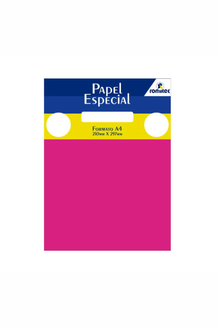 Papel A4 180 GSM Color Color Mais Pink com 25 Folhas