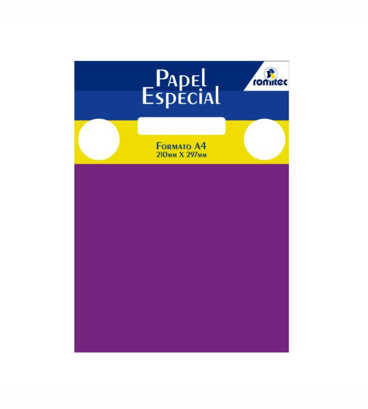 Papel A4 180 GSM Color Color Mais Lílas com 25 Folhas