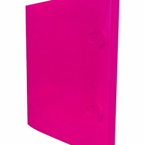 Pasta Aba Encaixe A4 Lombada 4 cm PP 24x32 cm Pink 10 Unidades PlastPark