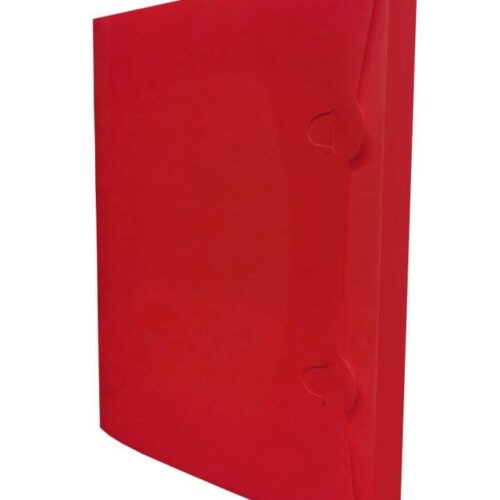 Pasta Aba Encaixe A4 Lombada 4 cm PP 24x32 cm Vermelho 10 Unidades PlastPark
