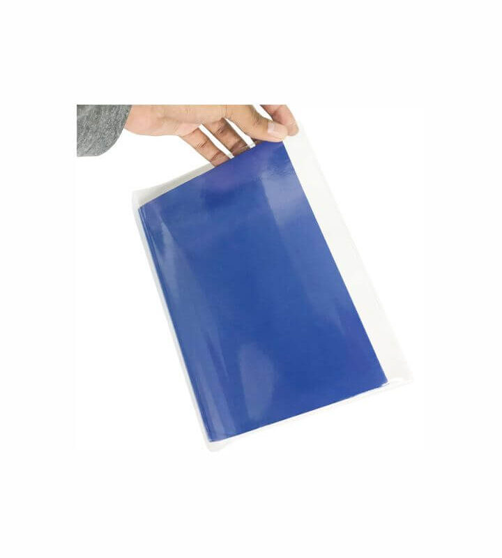 Capa PVC de Caderno Costurado Brochurinha 1/4  305mm X 210mm com 5